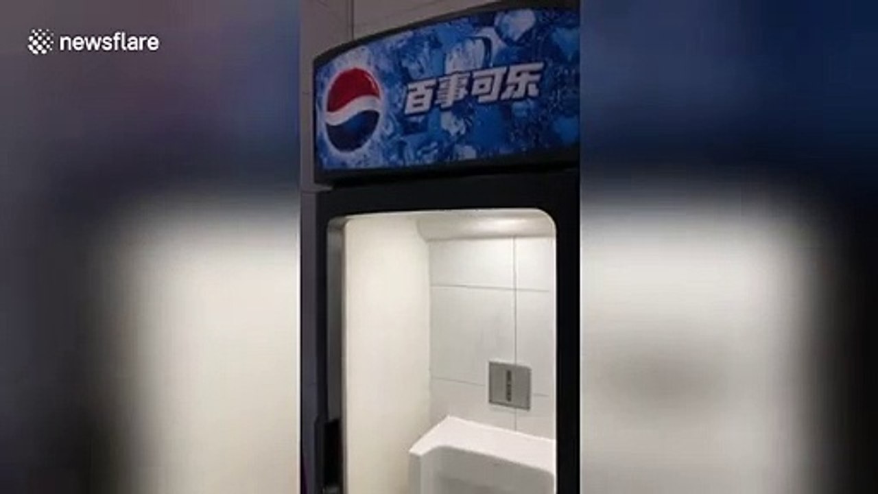 Refrigerated toilets? Bizarre fridge-themed bathroom spotted in Chinese restaurant