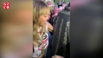 Ünlü şarkıcıya sokak ortasında taciz