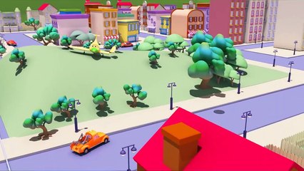 Lily the Bus catched a Sun Stroke !  - Amber the Ambulance in Car City l Cartoons for Children