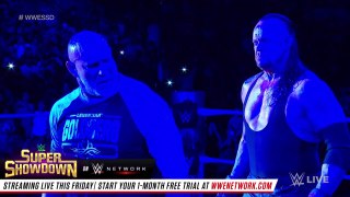 Goldberg and The Undertaker meet face-to-face- SmackDown LIVE
