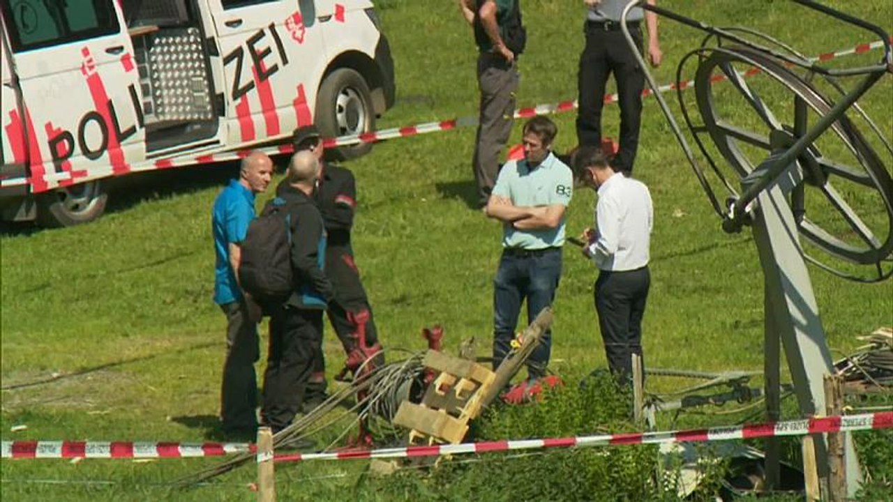 Unglück auf der Gerschnialp: Ein Toter bei Seilarbeiten