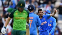 World Cup 2019 IND vs SA: Yuzvendra Chahal, Jasprit Bumrah restrict SA to 227/9 | वनइंडिया हिंदी