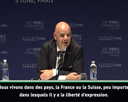 FIFA - Infantino répond à Platini : ''Chacun peut dire ce qu'il a envie''
