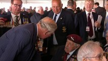 Prince Charles and Donald Trump meet veterans and families