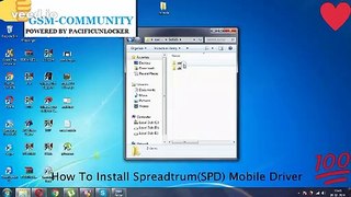 How to Install SPD Driver for all Flash Box ( Volcaono, Miracle etc)