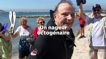 Pour fêter ses 80 ans, il traverse à la nage un étang de 3 kilomètres !