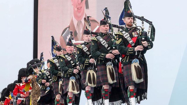 ویدئو؛ مراسم گرامیداشت هفتاد و پنجمین سالروز جنگ جهانی دوم در بریتانیا