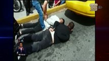 Cuatro presuntos asaltantes fueron detenidos cuando iban a robar un local comercial en Quito