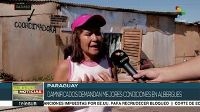 Más de 47 mil desplazados en Asunción por crecida del río Paraguay