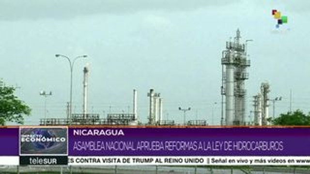 AN de Nicaragua aprueba reformas a la Ley de Hidrocarburos