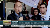 Uruguay:culmina plazo de registro de candidatos para comicios internos