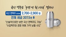 이제 국산 캔맥주도 4캔 '만 원의 행복'? / YTN