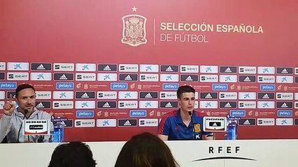 Rueda de prensa de Kepa con la selección española (05/06/2019)