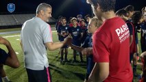 Pierre-Yves Bodineau visita a PSG Academy Florida