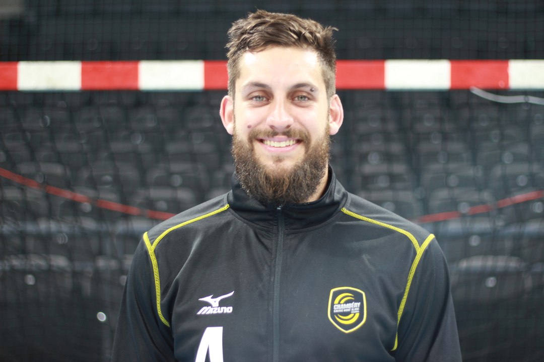 Les quelques mots en allemand de Quentin Minel avant son dernier match à Chambéry