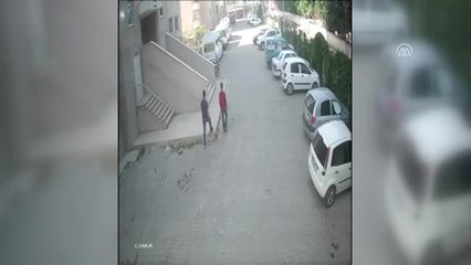 Adıyaman'da motosiklet hırsızlığı güvenlik kamerasına yansıdı