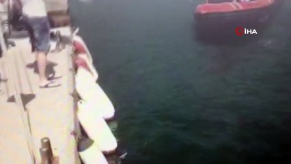 Akrep sokan kadının imdadına Sahil Güvenlik yetişti