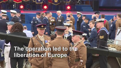 British veterans attend D-Day commemoration ceremony