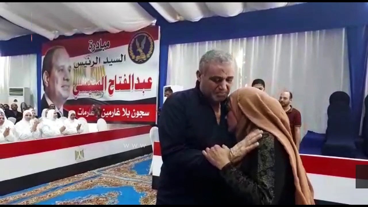 سجين بعد العفو عنه: اتسجنت عشان سترت بنتى والرئيس سترنا