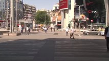 Ankara'da cadde ve sokaklar boş kaldı, şoförler rahat bir nefes aldı