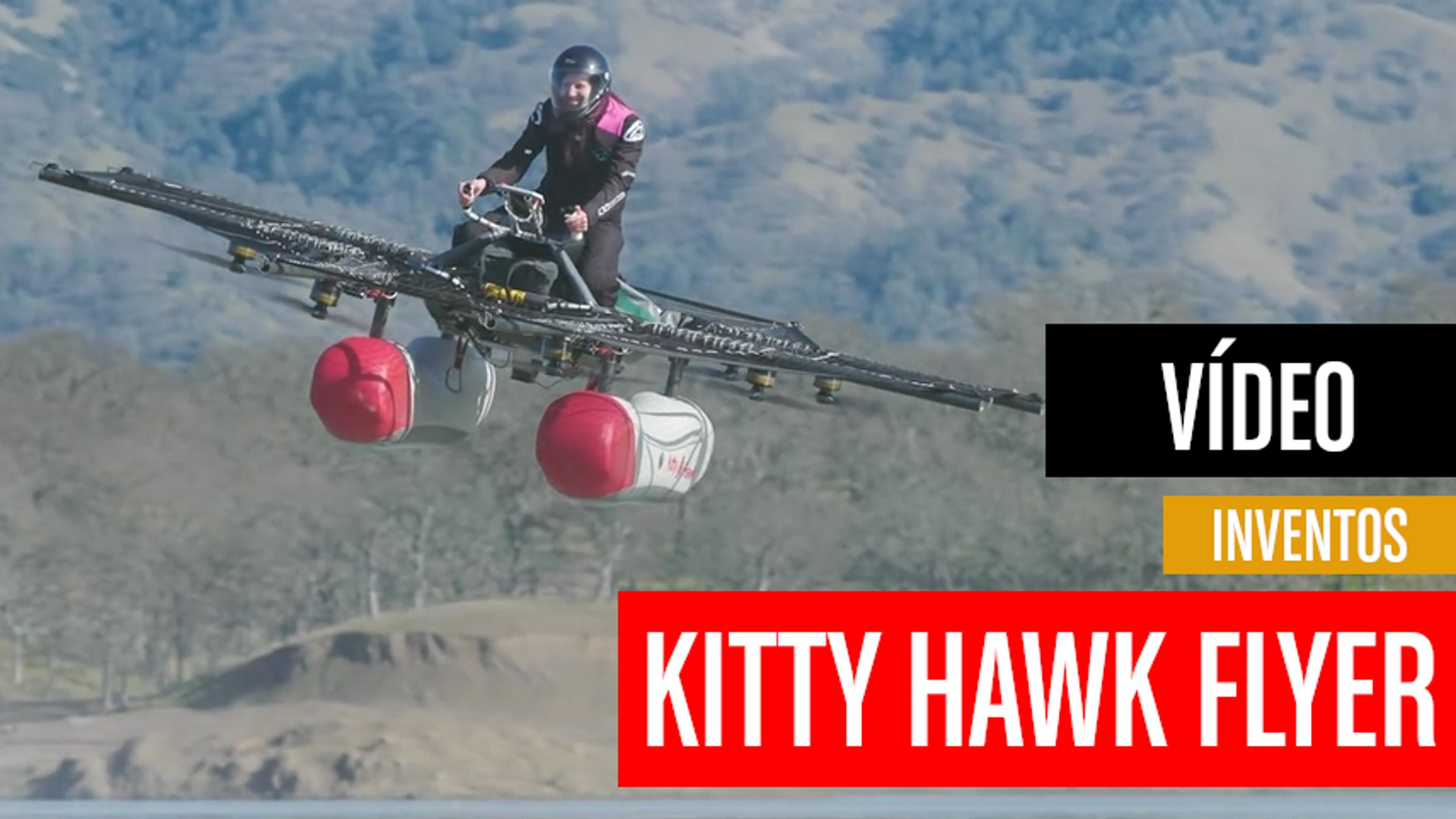 CH] Kitty Hawk Flyer, el dron eléctrico que transporta personas - Vídeo  Dailymotion
