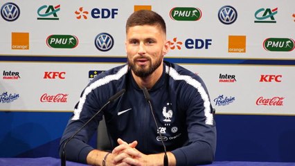 Bleus - Giroud : "Lemar, c'est le futur de l'équipe de France"