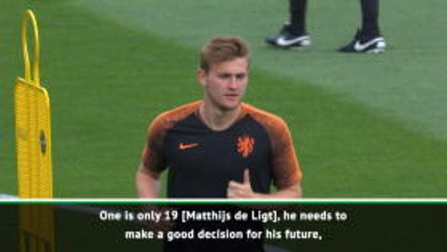Koeman and Van Dijk confident De Ligt will make 'right' move in transfer window