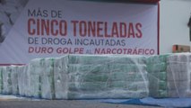 Autoridades peruanas  incautan 5,3 toneladas de cocaína en dos operativos