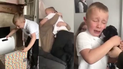 Bullied Boy Gets Puppy Surprise After School