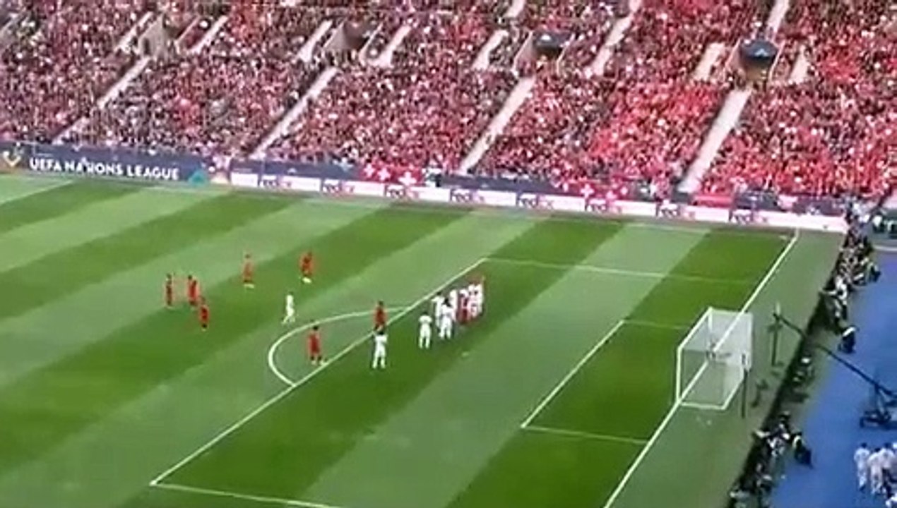 Cristiano Ronaldo amazing free kick goal Portugal vs Switzerland 3-1