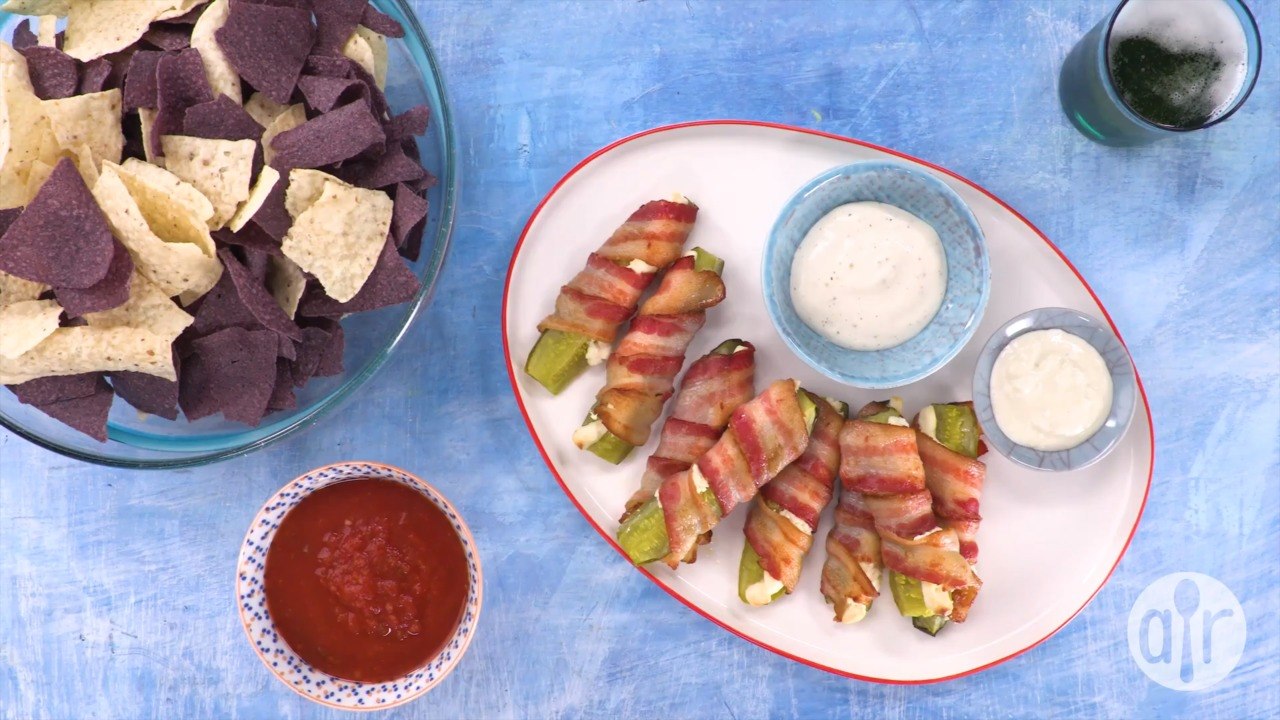Bacon-Wrapped Pickles
