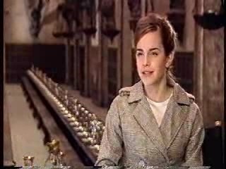 Emma Watson Newsround Interview on OOPT set