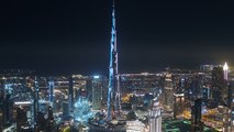 اعلى برج في العالم يحتفل بفنانيس MBC