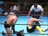 Mitsuharu Misawa  & Toshiaki Kawada vs. Jumbo Tsuruta & Akira Taue (09-30-90)