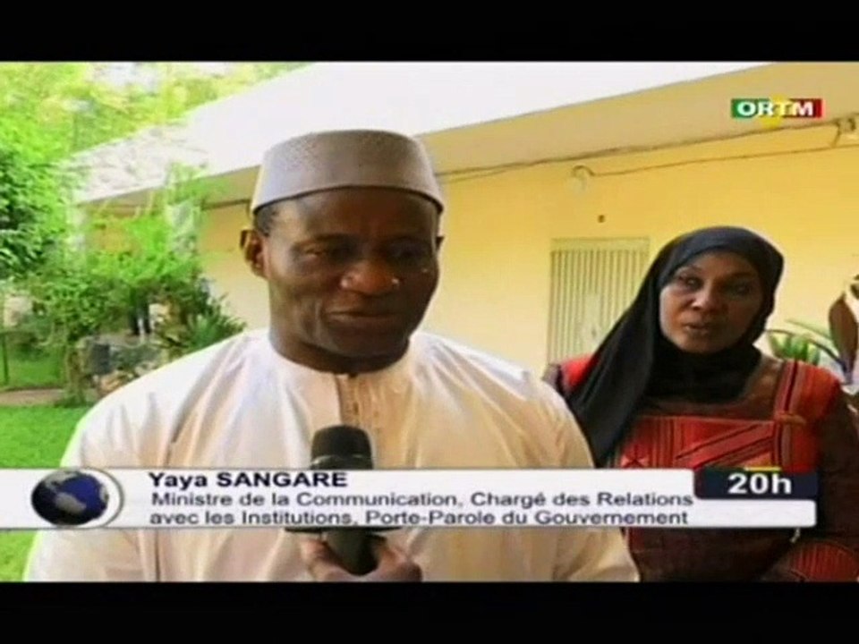 ORTM - Visite du Ministre de la Communication chargé des Relations avec les Institutions, Yaya Sangaré, à l’Agence Nationale de Communication pour le Développement