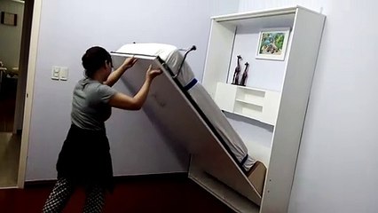 Nội thất thông minh - giường gấp thông minh cho căn hộ nhỏ