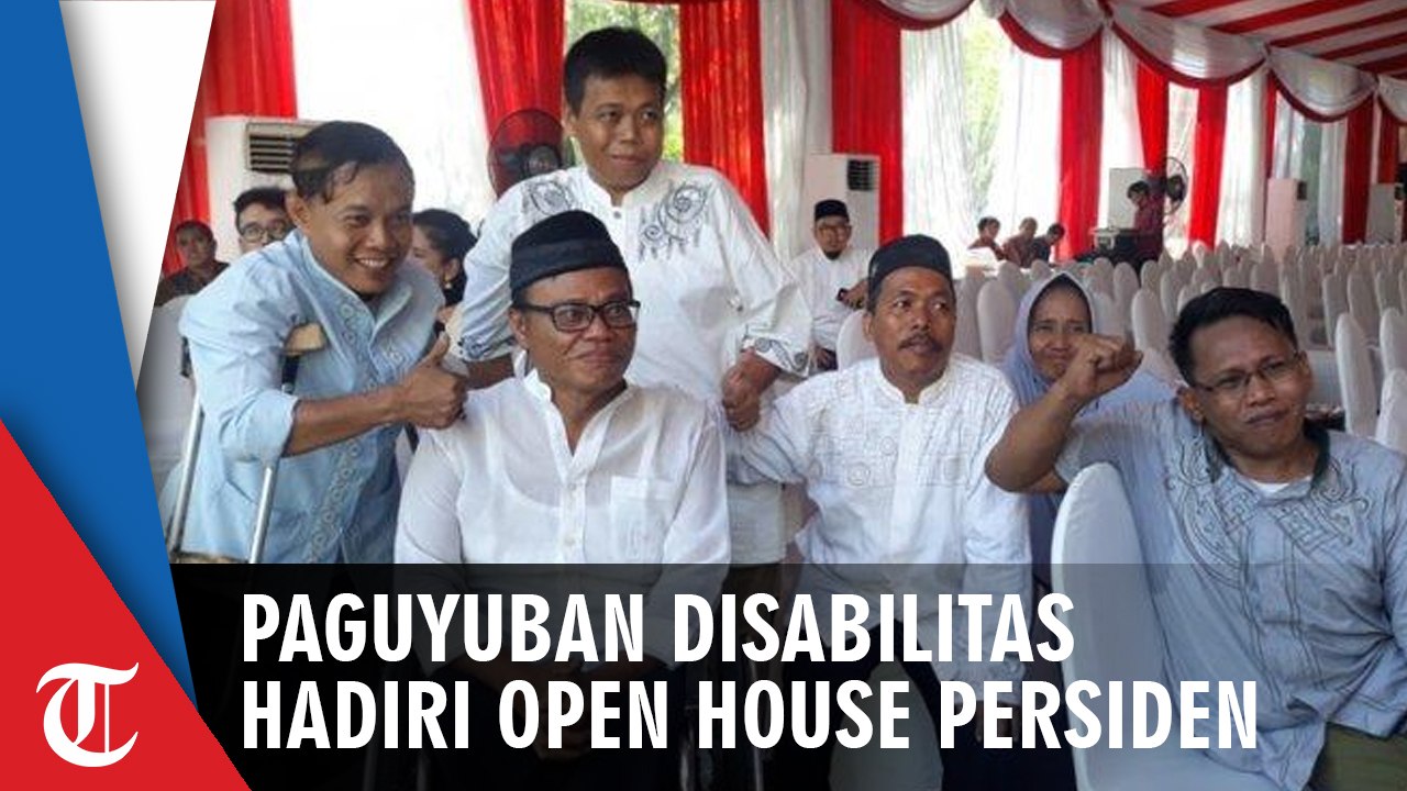 Paguyuban Penyandang Disabilitas Semangat Hadiri Open House Jokowi