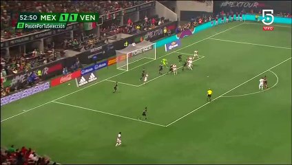 Rodolfo Pizarro Goal - México vs Venezuela 2-1