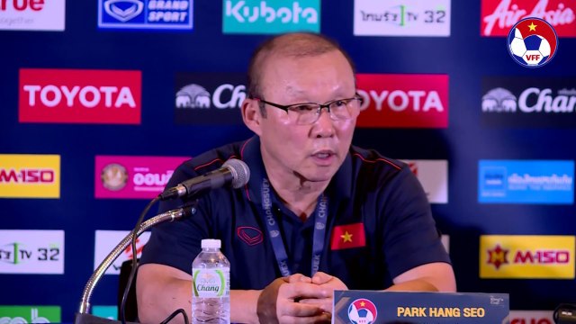 HLV Park tỏ ra đầy khiêm nhường sau khi giúp ĐTVN giành chiến thắng trước ĐT Thái Lan | VFF Channel