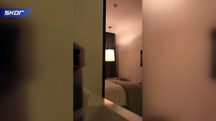 Neymar'ın otel odasında görüntüleri ortaya çıktı
