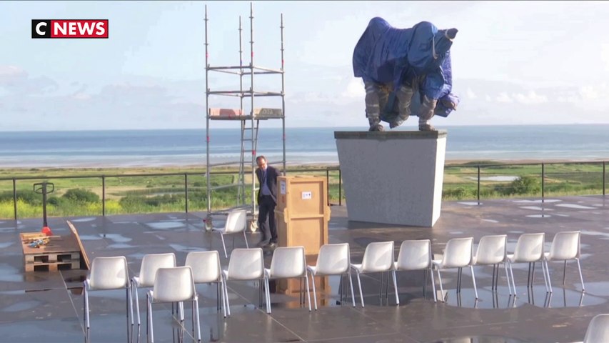 Ref:x7adt8o Le premier mémorial britannique de la bataille de Normandie