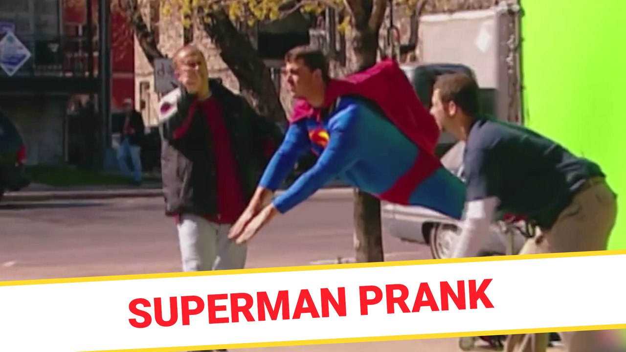 Superman prank