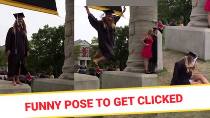 Funny pose to get clicked