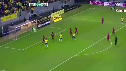 أهداف مباراة # البرازيل 2 - 0 قطر # مباراة ودية