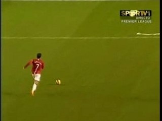 Ronaldo goal @ Reading 0-2 Man Utd