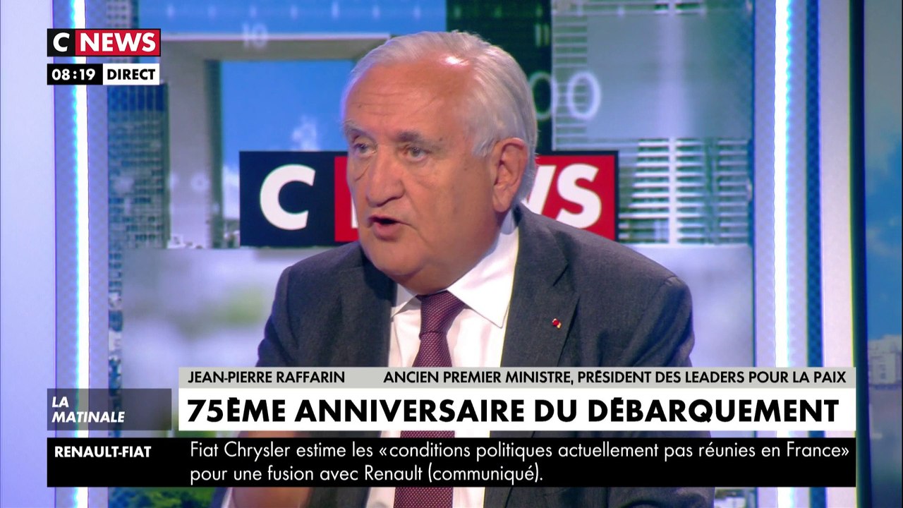 Jean-Pierre Raffarin : «Si on avait eu besoin de l'Amérique aujourd'hui, je ne suis pas sûr que l'Amérique serait au rendez-vous»