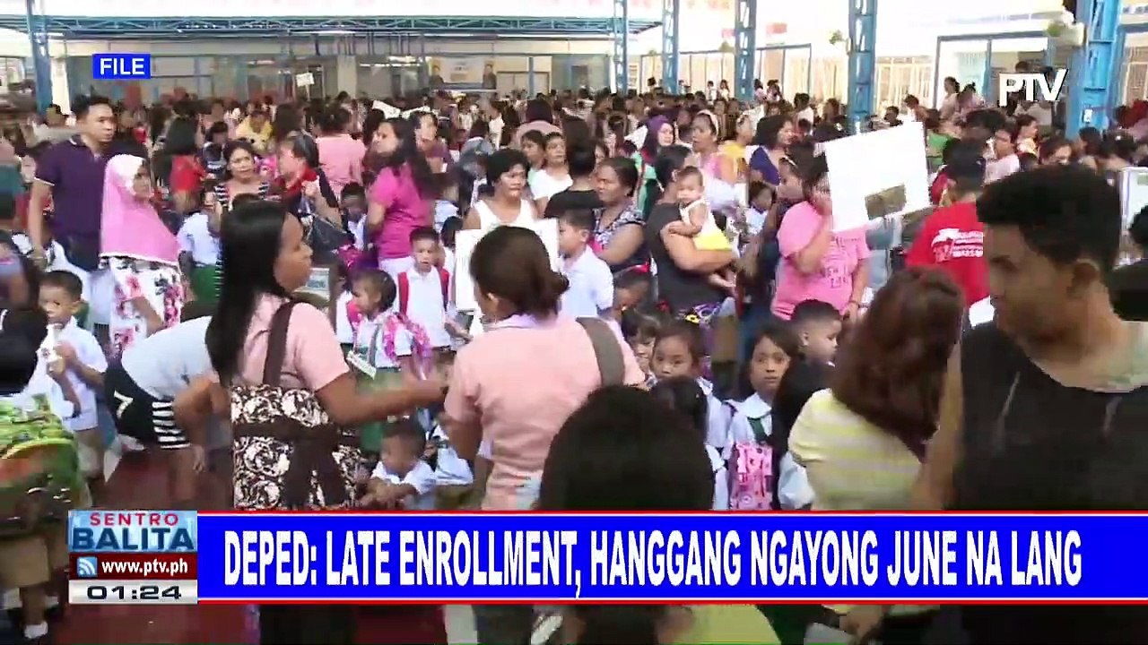 DepEd: Late enrollment, hanggang ngayong June na lang