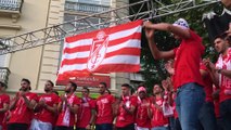 Celebracion del ascenso a Primera del Granada CF