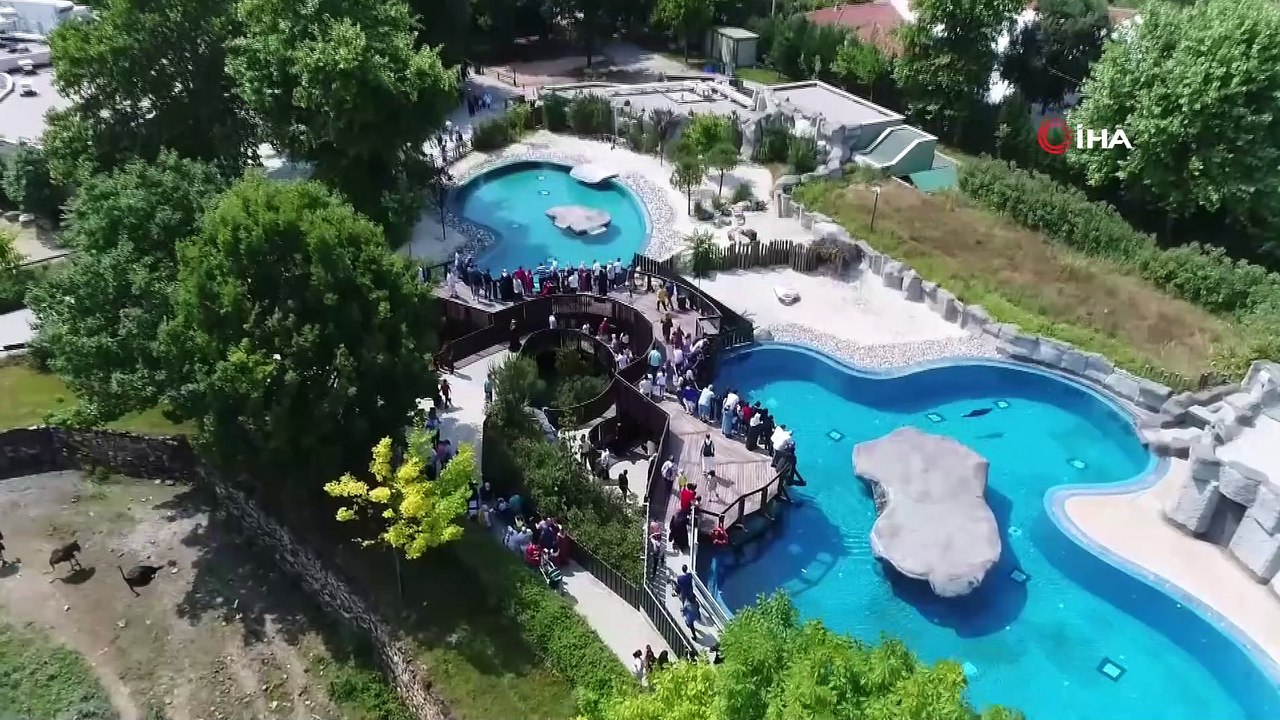 Çocuğunu alan oraya koştu...Bursa Zoo Park havadan görüntülendi