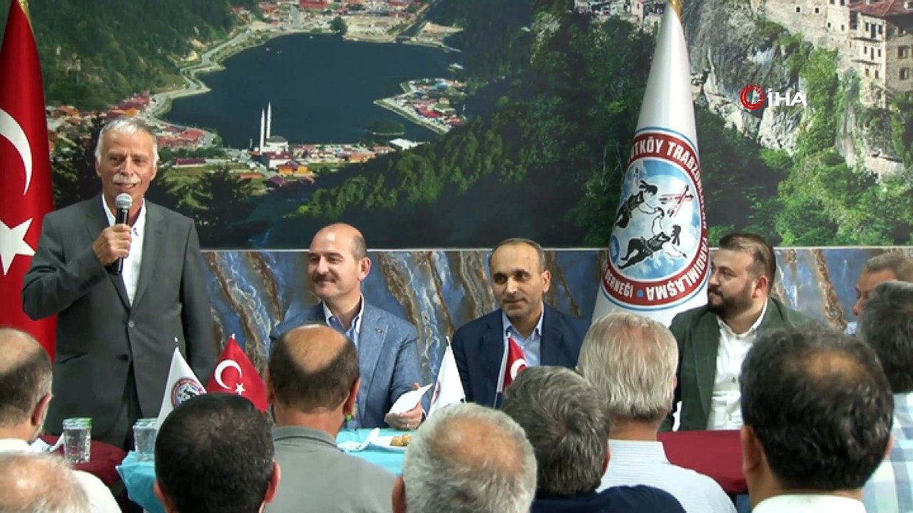 Bakan Soylu Arnavutköy’de Trabzonlu Hemşehrileriyle Buluştu
